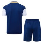 2026-27 Real Madrid Royal Blue Polo Soccer Uniform - Image 3