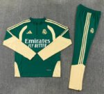 2026-27 Real Madrid Green Soccer Tracksuit Uniform - Image 2