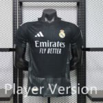 Player version 26-27 Real Madrid goalkeeper Black Soccer Jersey AAA