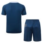 2026-27 Italy Dark Blue Tracksuit Short Soccer Uniform - Image 2