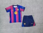 2026-27 Barcelona Home Red Blue kids/youth Soccer uniform