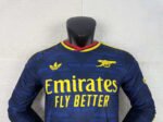 Player version 26-27 Arsenal Away Royal Blue Long-sleeved Soccer Jersey AAA - Image 2
