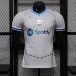 Player version 26-27 Barcelona White Blue Soccer Jersey AAA