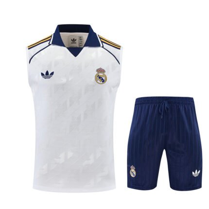 2026-27 Real Madrid White Vest Soccer Uniform
