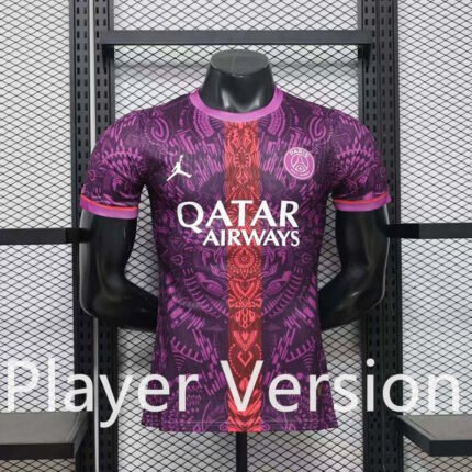 Player version 2026-27  Paris Saint-Germain Purple Pink Soccer Jersey AAA