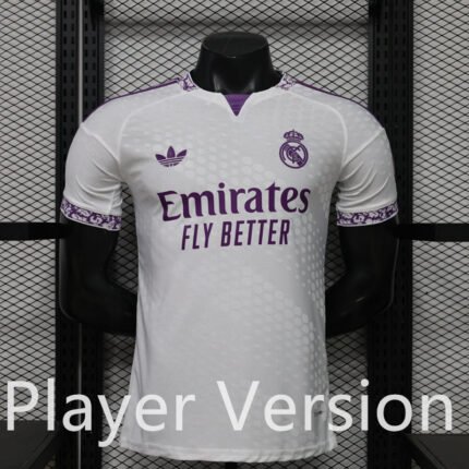 Player version 26-27 Real Madrid White Soccer Jersey AAA