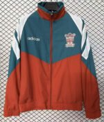 Retro version 1993 Liverpool Green Red Windbreaker  Soccer Jacket