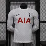 Player version 26-27 Tottenham  Home White Long sleeved Soccer Jersey AAA