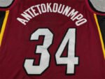 2026  NBA Miami Heat Red #34  Jersey - Image 2