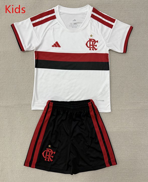 de8652e5 2026-2027 Flamengo Away White kids/youth Soccer uniform - Image 1