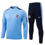 2026-27 England Blue Soccer Tracksuit Uniform
