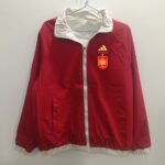 2026 Double-sided Spain Red White Windbreaker  Soccer Jacket