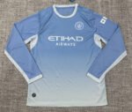 （S-4XL） 2026-2027 Manchester City Home Blue Soccer Long sleeves Jersey AAA
