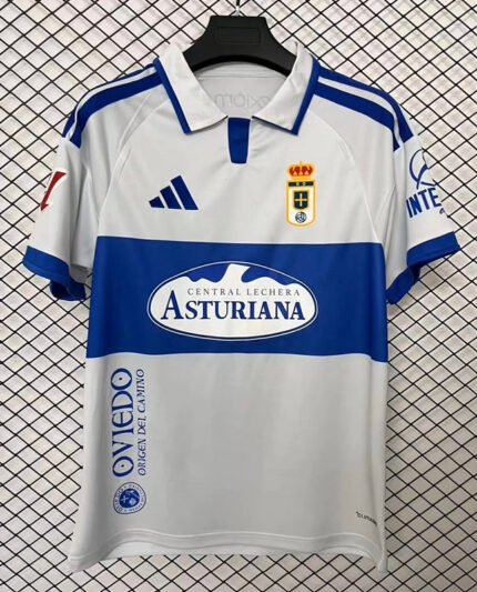 2026-27 Real Oviedo Away White Soccer Jersey AAA