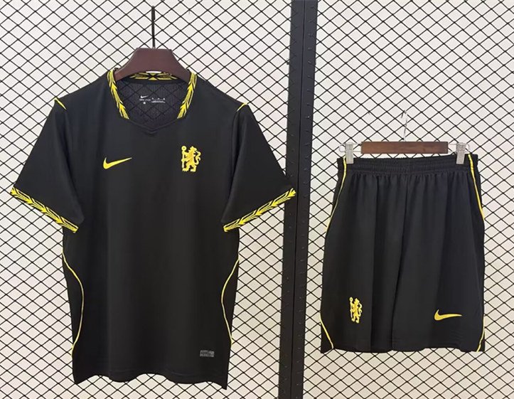 e7dfdc87 2026-2027 Chelsea Away Black Soccer Uniform - Image 1