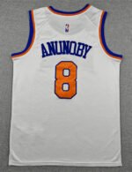 2026  NBA New York Knicks White  #8  Jersey - Image 2