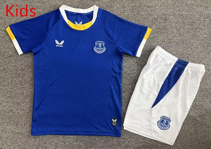 ed5c6187 2026-2027 Everton Home Blue kids/youth Soccer uniform - Image 1