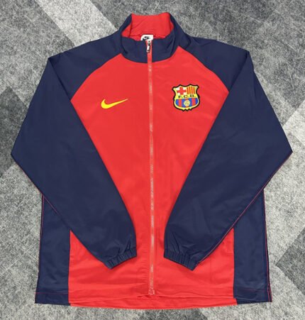 Retro version 1998 Barcelona Red Windbreaker  Soccer Jacket