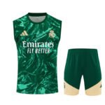 2026-27 Real Madrid Camouflage Green Vest Soccer Uniform