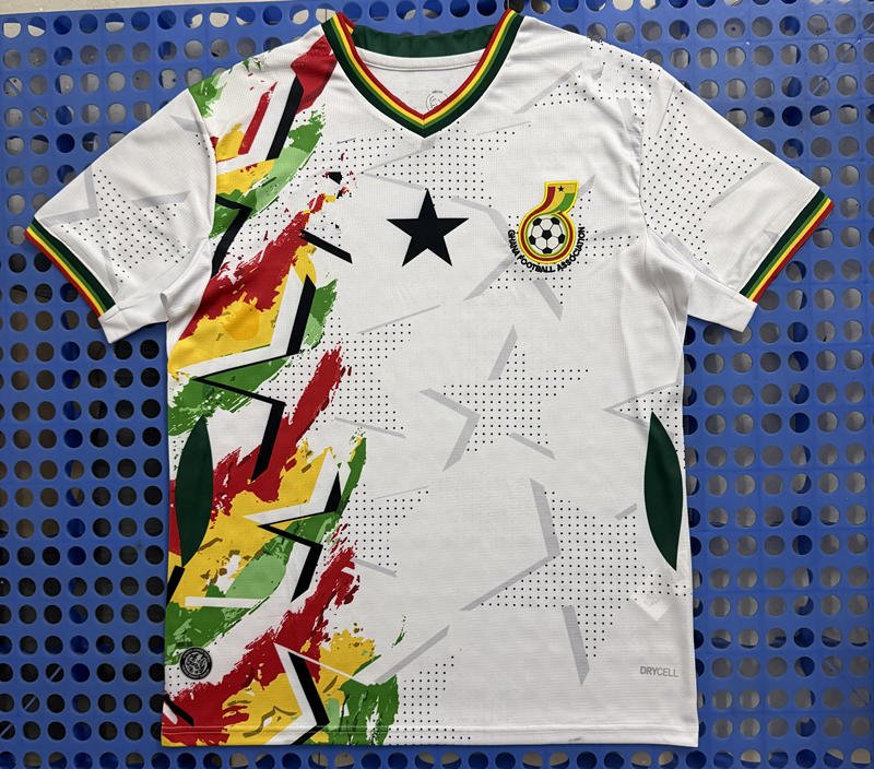 f294055a 26-27 Ghana White Soccer Jersey AAA - Image 1