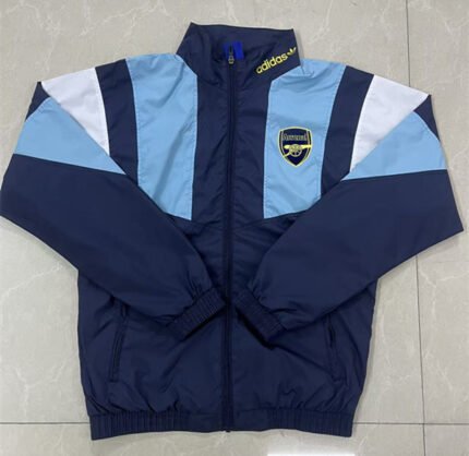 26-27 Arsenal Royal Blue Windbreaker  Soccer Jacket