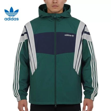 26-27 Adidas Green Windbreaker  Soccer Jacket
