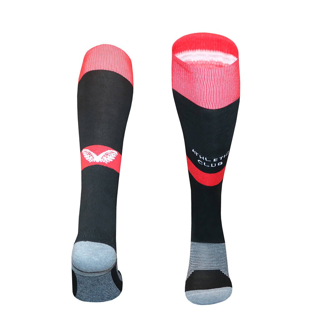 f884565c 2026-27 Athletic Bilbao Home Black Soccer Socks - Image 1