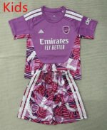 2026-2027 Arsenal Goalkeeper Purple kids/youth  Soccer uniform