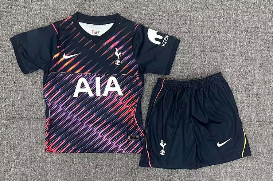f8ffc608d5aa2846e4c8404d18fb091f 2026-2027 Tottenham Hotspur Away Black kids/youth Soccer uniform - Image 1