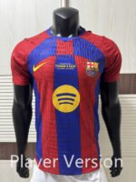 Player version 26-27 Barcelona Red Blue Soccer Jersey AAA