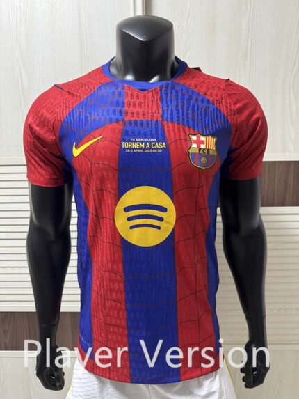Player version 26-27 Barcelona Red Blue Soccer Jersey AAA