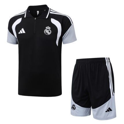 2026-27 Real Madrid Black Polo Soccer Uniform