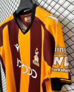 2026-2027 Bradford Home Yellow Brown Soccer Jersey - Image 2