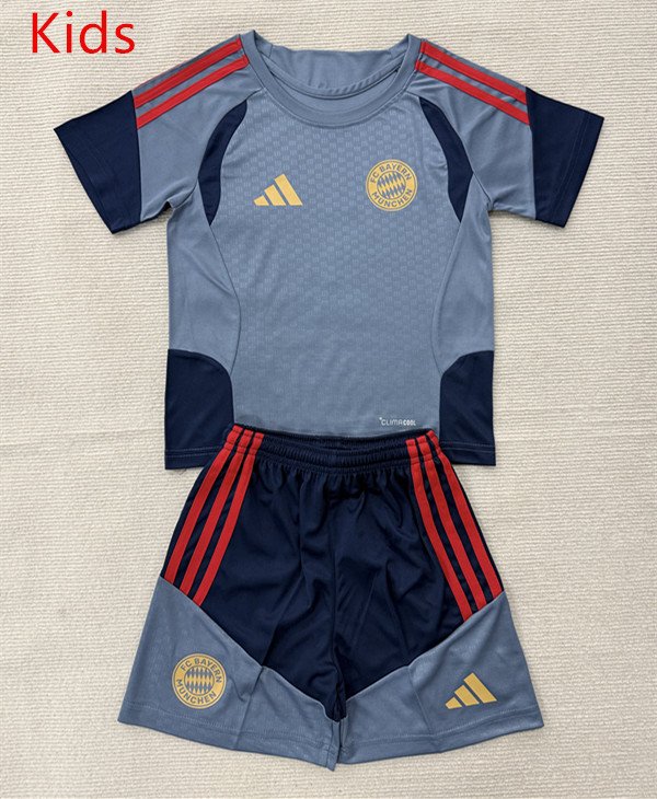 faebcbcb 2026-2027 Bayern Munich Light Grey kids/youth Soccer uniform - Image 1