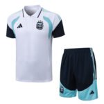 2026-27 Argentina White Polo Soccer Uniform