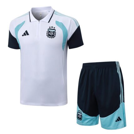 2026-27 Argentina White Polo Soccer Uniform