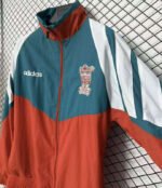 Retro version 1993 Liverpool Green Red Windbreaker  Soccer Jacket - Image 2