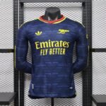 Player version 26-27 Arsenal Away Blue Long-sleeved Soccer Jersey AAA