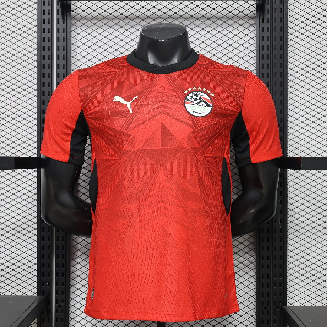 fb534cf8 Player version 2026-2027 Egypt Home Red Soccer Jersey AAA - Image 1