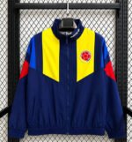2026 World Cup Colombia Royal Blue Windbreaker  Soccer Jacket