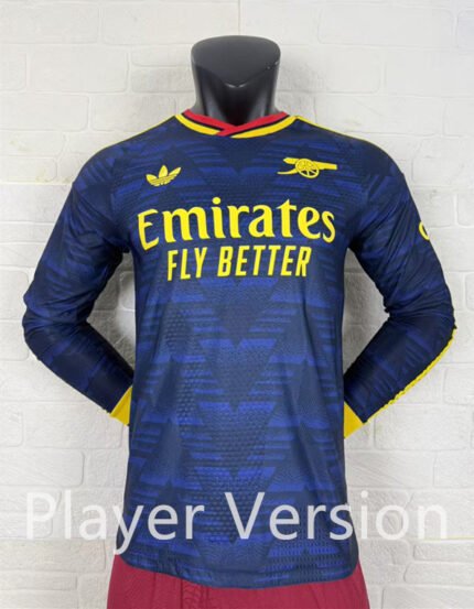 Player version 26-27 Arsenal Away Royal Blue Long-sleeved Soccer Jersey AAA