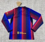 2026-2027 Barcelona Home Red Blue Long sleeves Soccer Jersey AAA - Image 3