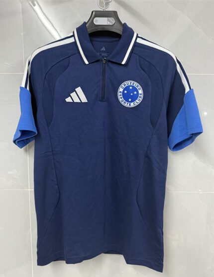 2026-27 Cruzeiro Blue  Soccer Polo Jersey