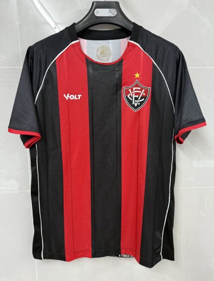 2026-27 SC Vitória Futebol Home Black Red Soccer Jersey AAA