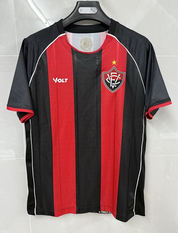 psc (1) 2026-27 SC Vitória Futebol Home Black Red Soccer Jersey AAA - Image 1