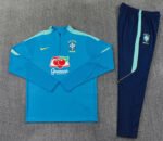 2026-27 Brazil Blue Soccer Tracksuit Uniform - Image 5