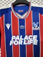 （S-4XL） 2026-2027 Crystal Palace Home Red Blue Soccer Jersey AAA - Image 3