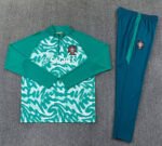 2026-27 Portugal  Green Soccer Tracksuit Uniform - Image 4