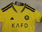 2026-27 Al Nassr Home Yellow kids/youth  Soccer uniform - Image 3