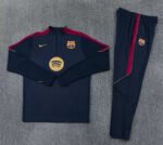 26-27 Barcelona Royal Blue  Thailand Soccer Tracksuit Uniform - Image 4